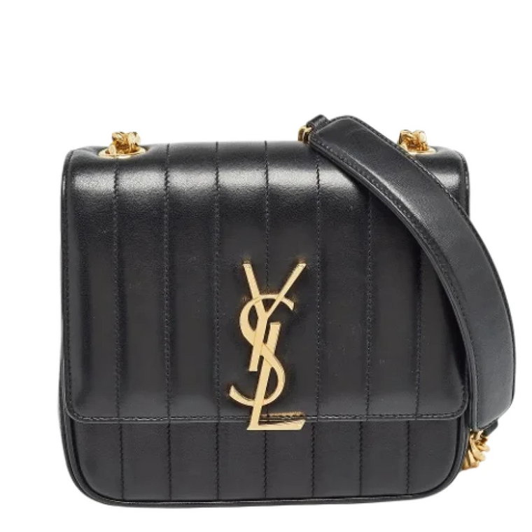 Pre-owned Leather shoulder-bags Yves Saint Laurent Vintage