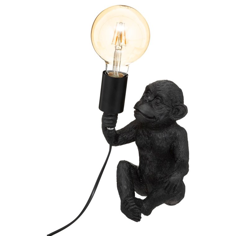 Lampa Monkey 24,5 cm czarna