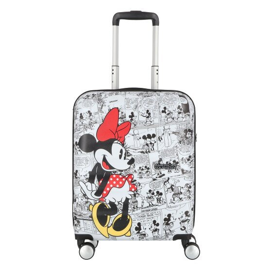 American Tourister Wavebreaker Disney 4 kółka Walizka kabinowy 55 cm minnie comics white