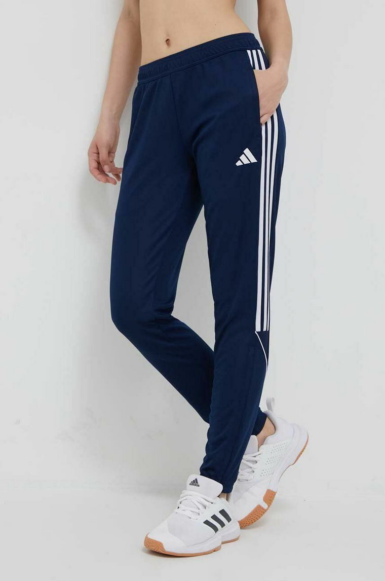 adidas Performance spodnie treningowe Tiro 23 League kolor granatowy z aplikacją HS3539