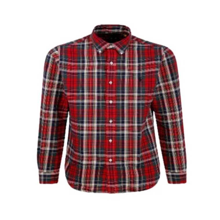 Koszula w Kratę - Rozmiar L, Kolor: 6134 Czerwono/Zielony Multi Ralph Lauren