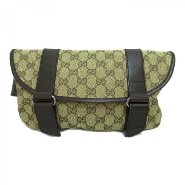 Pre-owned Canvas travel-bags Gucci Vintage