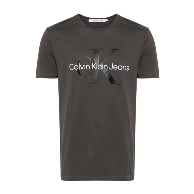Szare T-shirty i Pola od Calvin Klein Calvin Klein Jeans