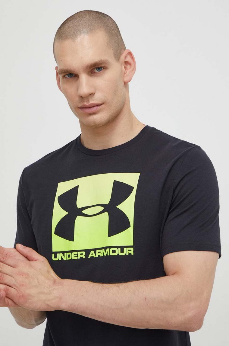 Under Armour t-shirt męski kolor czarny z nadrukiem 1329581