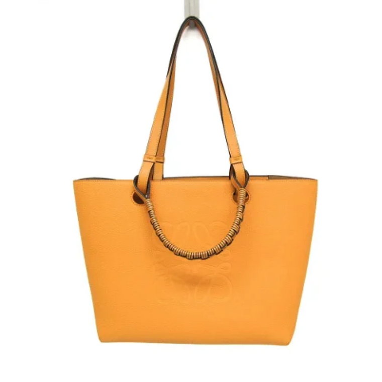 Pre-owned Leather totes Loewe Pre-owned