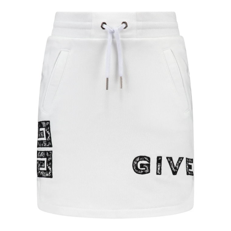 Biała Wysokiej Jakości Spódnica dla Dziewczynek Givenchy