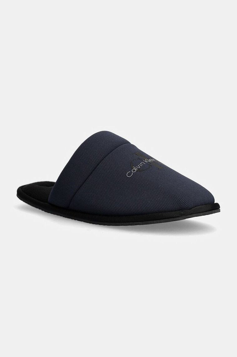 Calvin Klein Jeans kapcie HOTEL SLIPPER kolor granatowy YM0YM01134