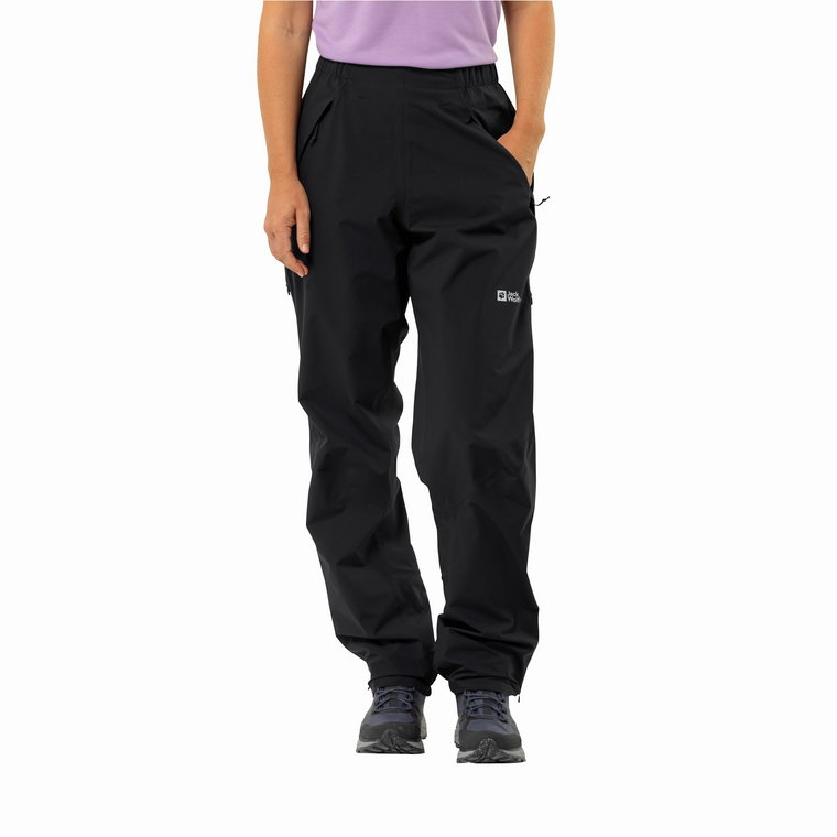 Damskie spodnie nieprzemakalne Jack Wolfskin RAINY DAYS 3L PANTS W black - S