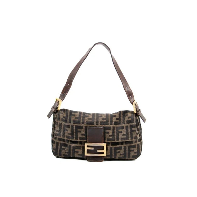 Pre-owned Canvas shoulder-bags Fendi Vintage