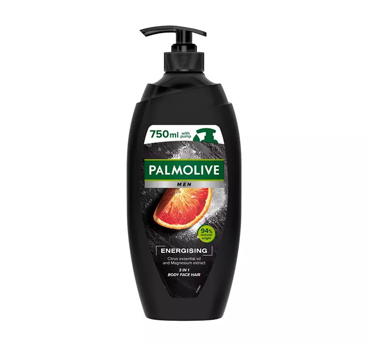 PALMOLIVE MEN ENERGISING ŻEL POD PRYSZNIC 3W1 DO CIAŁA, TWARZY I WŁOSÓW 750ML