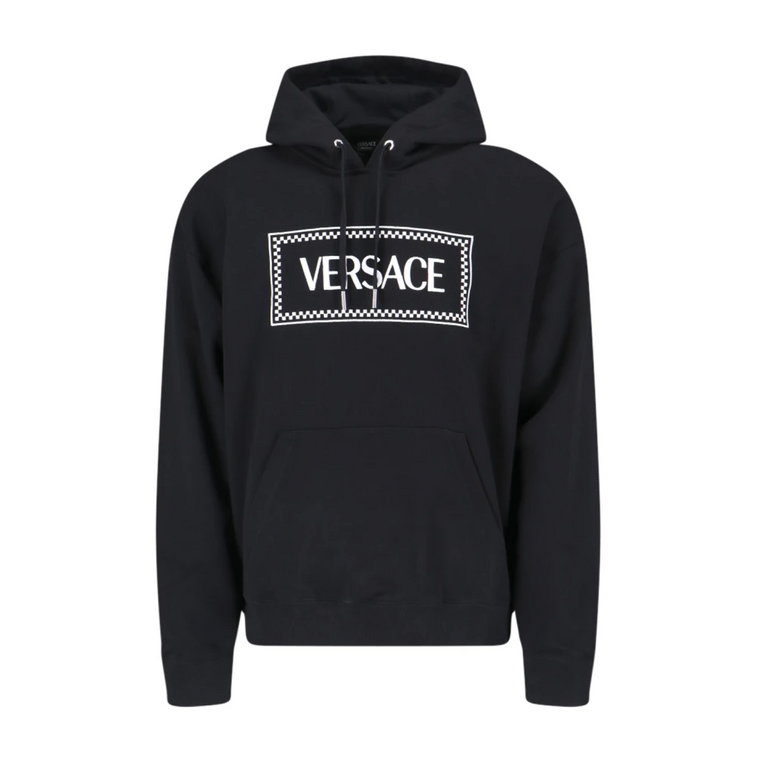 Czarne Swetry dla Mężczyzn Versace