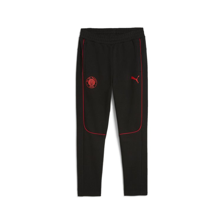 Męskie spodnie Casuals FC St. Pauli PUMA Black Red