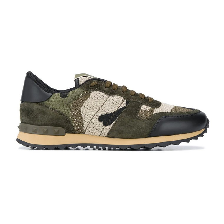 Khaki Camouflage Sneakers, Podnieś swój styl Valentino Garavani