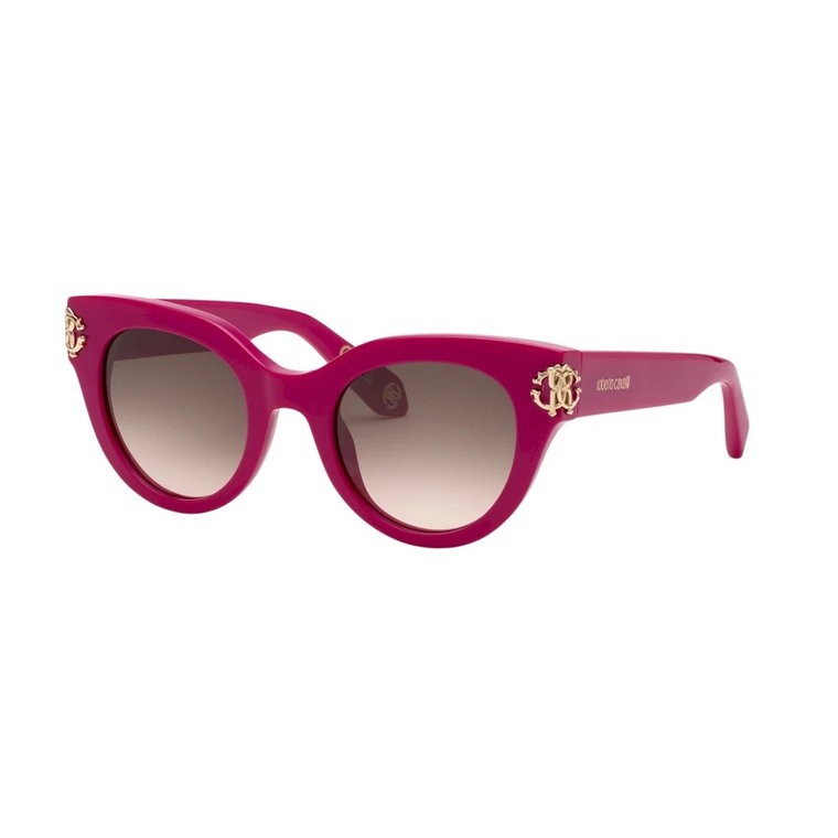 Okulary przeciwsłoneczne damskie Poduszka Fuchsia Błyszczący Roberto Cavalli