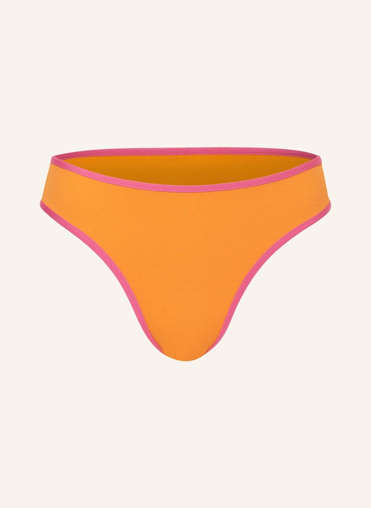 Seafolly Dół Od Bikini Z Wysokim Stanem Beach Bound orange