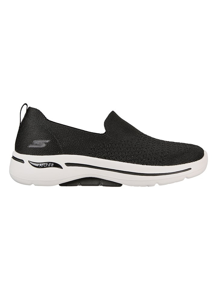 Skechers Slippersy "Go Walk Arch Fit - Delora" w kolorze czarnym