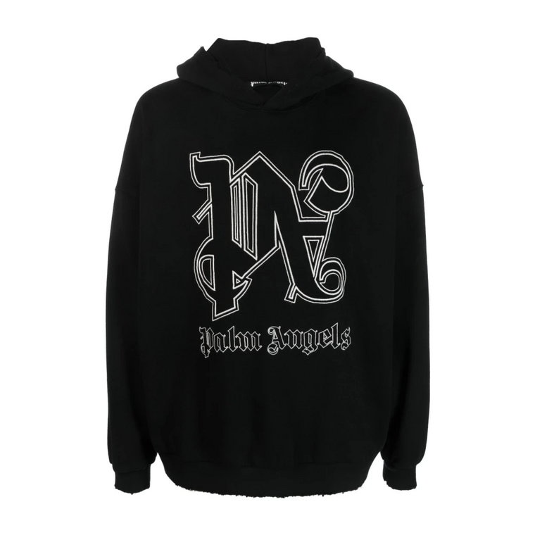 Monogram Statement Hoodie Palm Angels