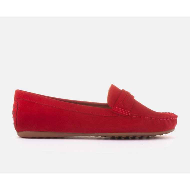 Marco Shoes Mokasyny Vigo czerwone
