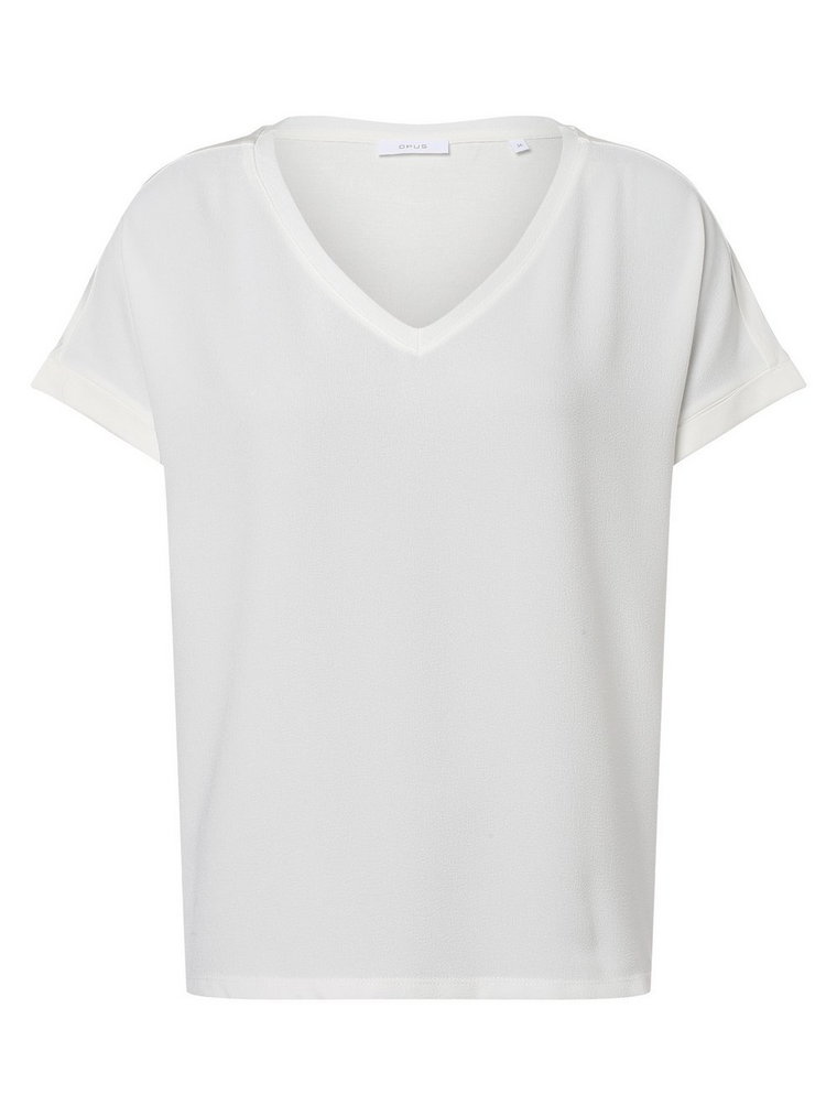 Opus - T-shirt damski  Suminchen, biały