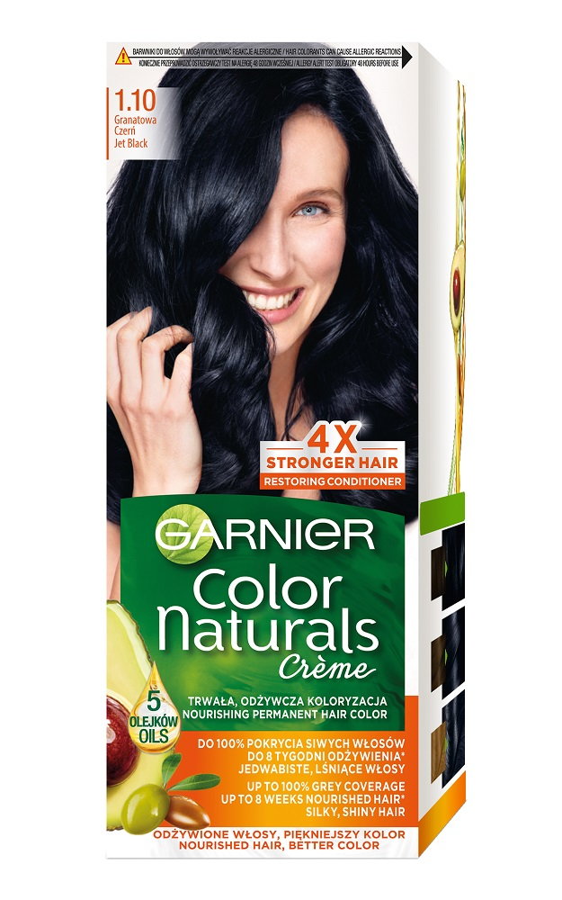 Garnier Color Naturals Farba do włosów Jet Black 1.1