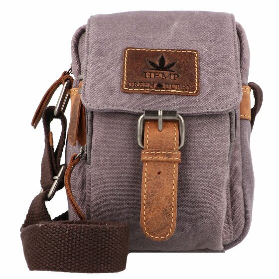 Greenburry Vintage Hemp Torba na ramię 14 cm light grey