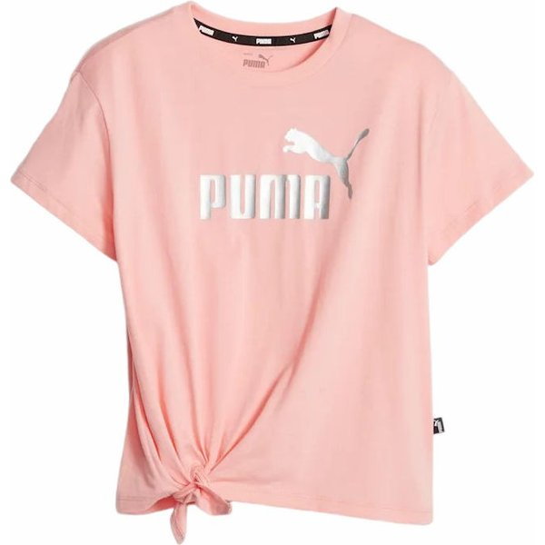 Koszulka juniorska ESS+ Logo Knotted Tee Puma