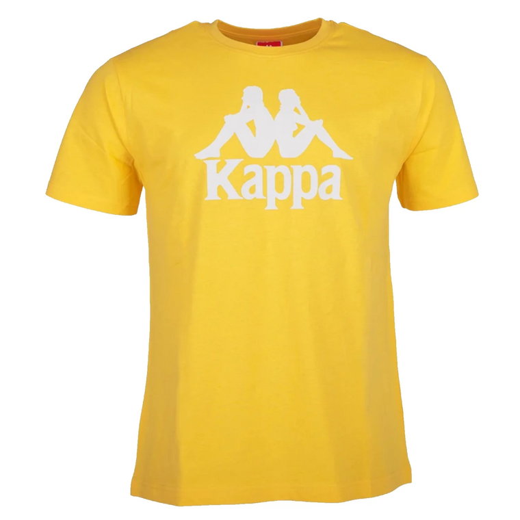 Kappa Caspar Kids T-Shirt 303910J-295, Dla chłopca, Żółte, t-shirty, bawełna, rozmiar: 128