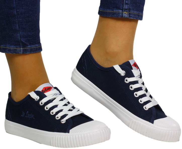 Trampki Lee Cooper LCW-23-44-1645LA Navy Granatowe