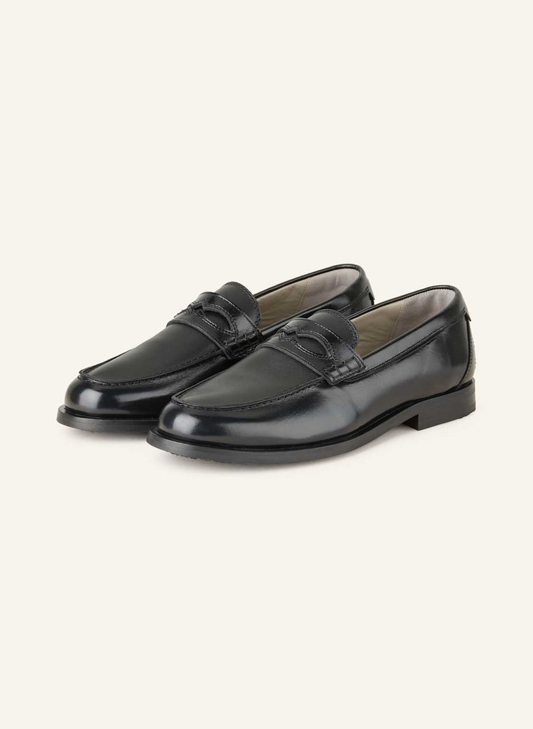 Allsaints Penny Loafers Harmon schwarz