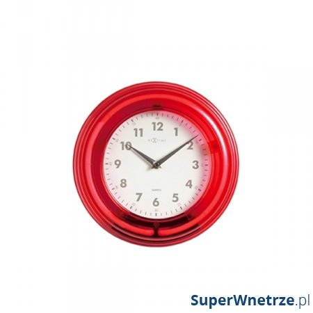 Zegar ścienny Nextime Wall clock Neon czerwony kod: 2771 RO
