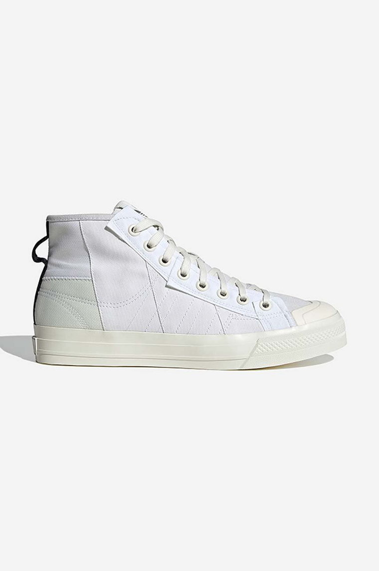 adidas Originals trampki Nizza Hi by Parley kolor biały GV7617-BIALY