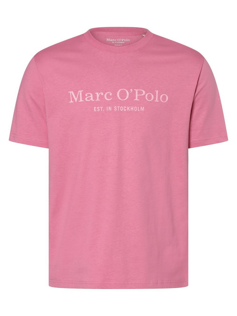 Marc O'Polo - T-shirt męski, różowy