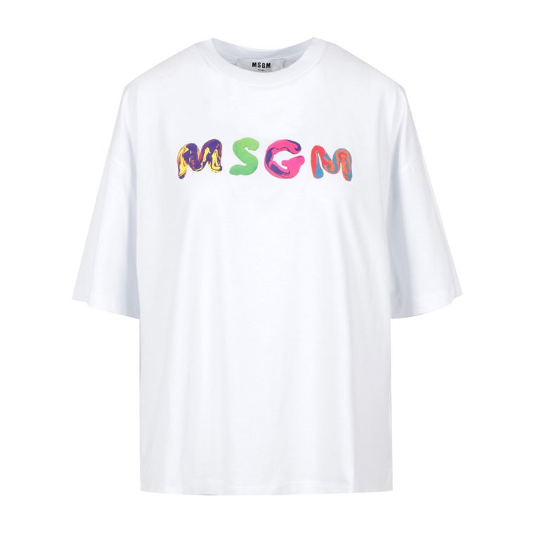 Msgm T-shirts and Polos White Msgm