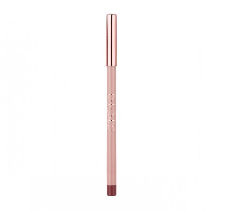 NAM Iconic Matte Pencil kremowa konturówka do ust 04 Soft Nude 0,7g