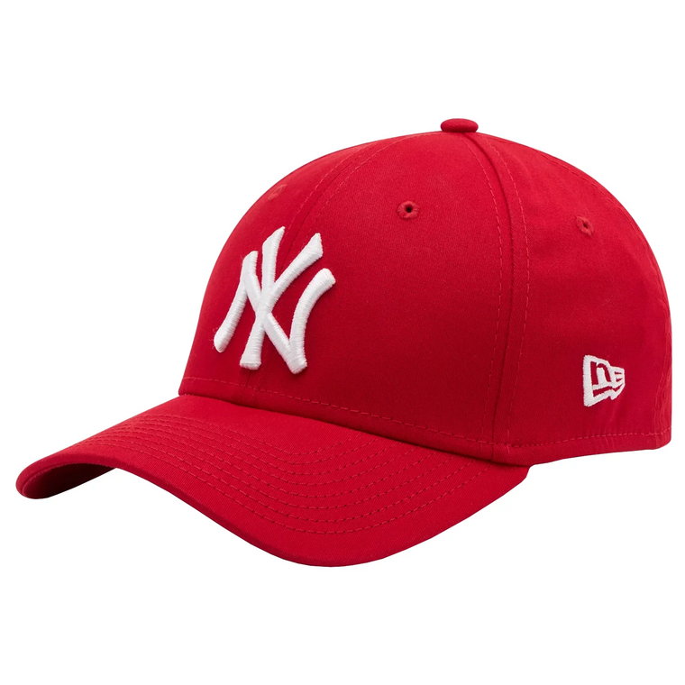 New Era 39THIRTY League Essential New York Yankees MLB Cap 10298276, Męskie, Czerwone, czapki z daszkiem, bawełna, rozmiar: M/L