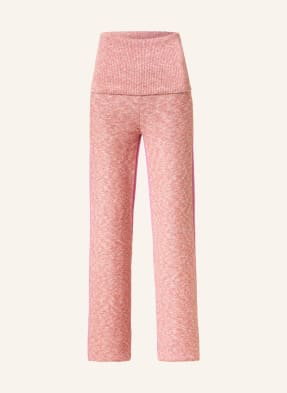 Off-White Spodnie Z Dzianiny pink