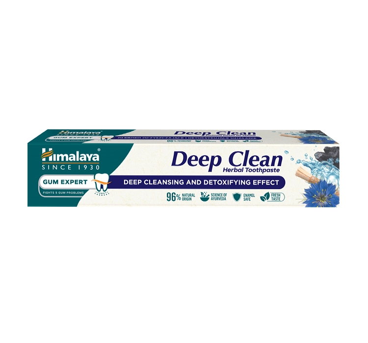 HIMALAYA DEEP CLEAN GŁĘBOKO OCZYSZCZAJĄCA PASTA DO ZĘBÓW 75ML