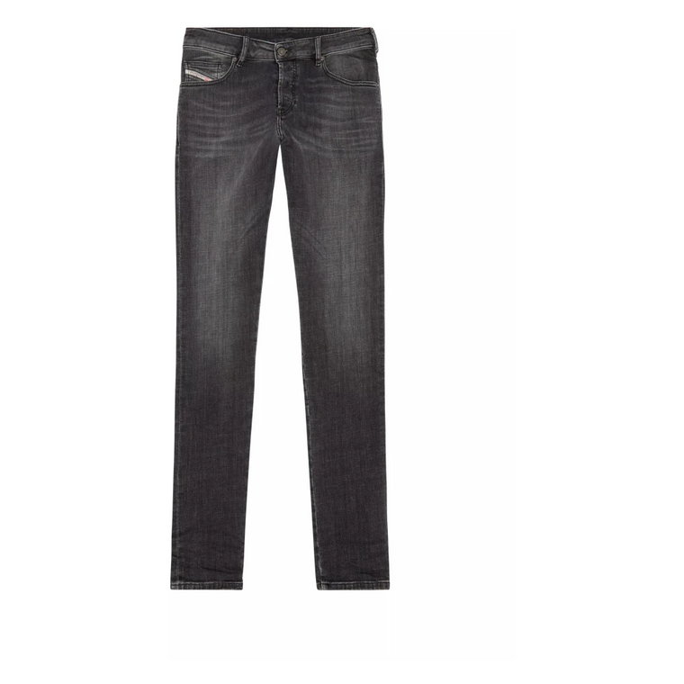 Ciemnoszare Jeansy Tapered Diesel