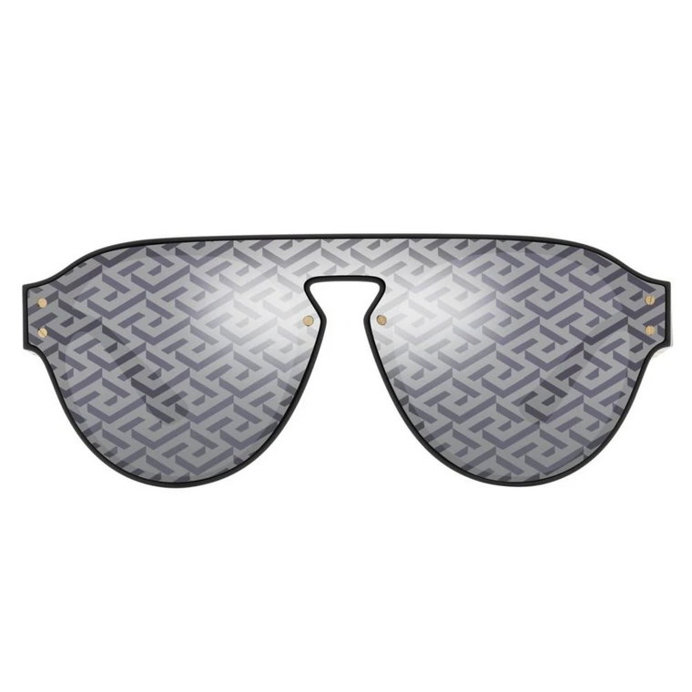 Czarne/Szare Niebieskie Monogram Okulary przeciwsłoneczne Versace