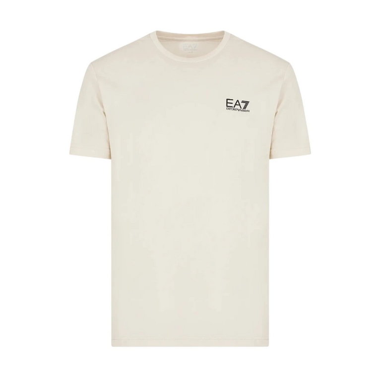 Minimalistyczna koszulka z krótkim rękawem Emporio Armani EA7