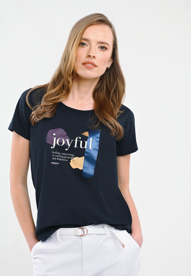 T-shirt z nadrukiem T-JOYFULL