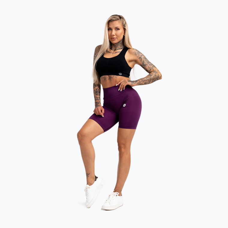 Spodenki treningowe damskie Gym Glamour Flexible violet | WYSYŁKA W 24H | 30 DNI NA ZWROT