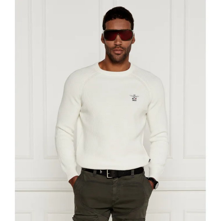 Aeronautica Militare Sweter GIROCOLLO | Regular Fit