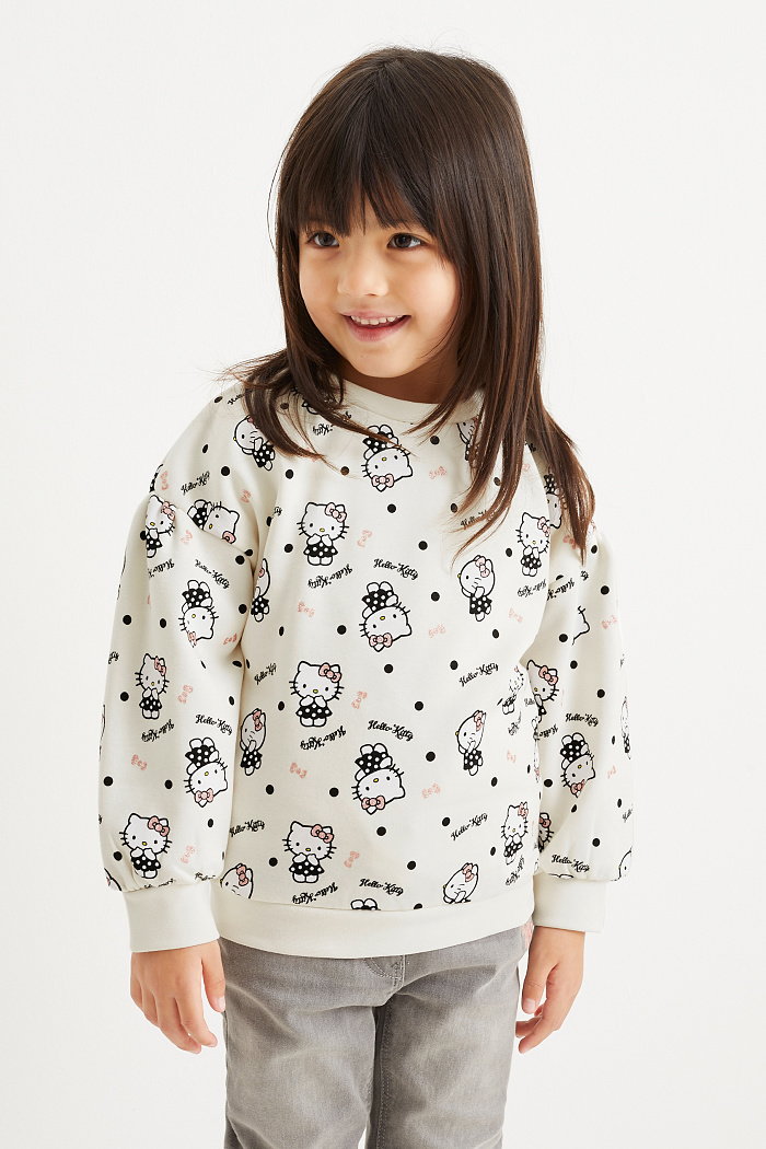 C&A Hello Kitty-bluza, Biały, Rozmiar: 134
