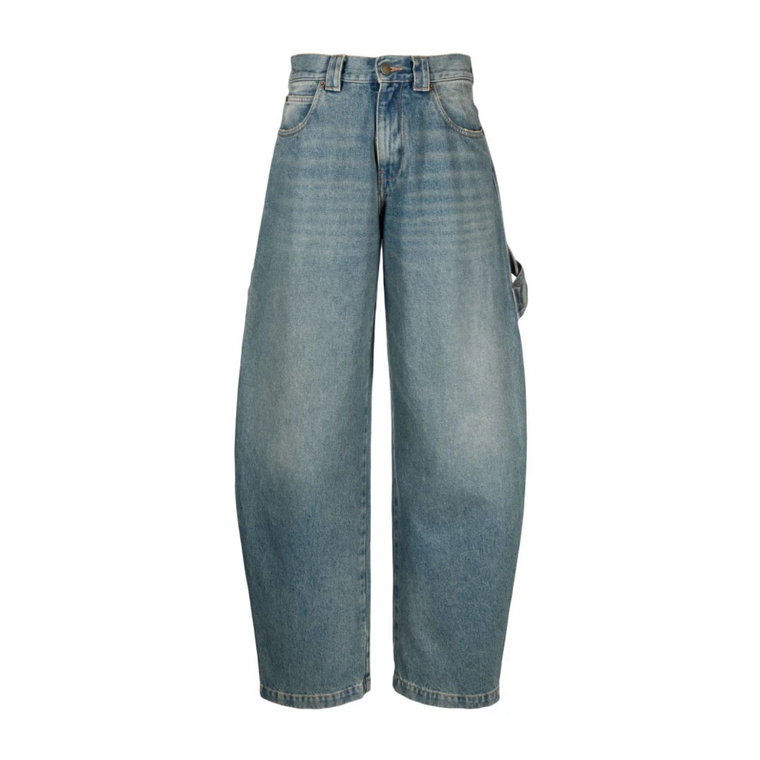 Wysoki Stan Audrey Bow Carpenter Denim Darkpark