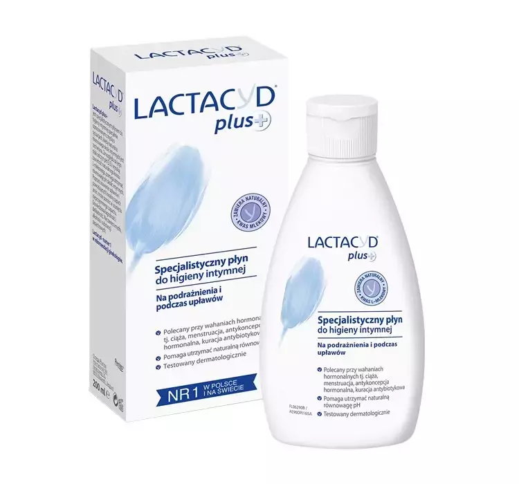 LACTACYD PLUS PŁYN GINEKOLOGICZNY DO HIGIENY INTYMNEJ 200ML