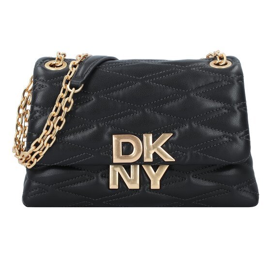 DKNY Minna Torba na ramię Skórzany 22 cm blk-gold