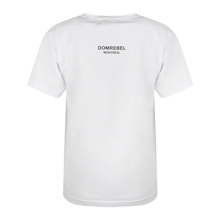 Oversize T-shirt z grafiką królika Domrebel