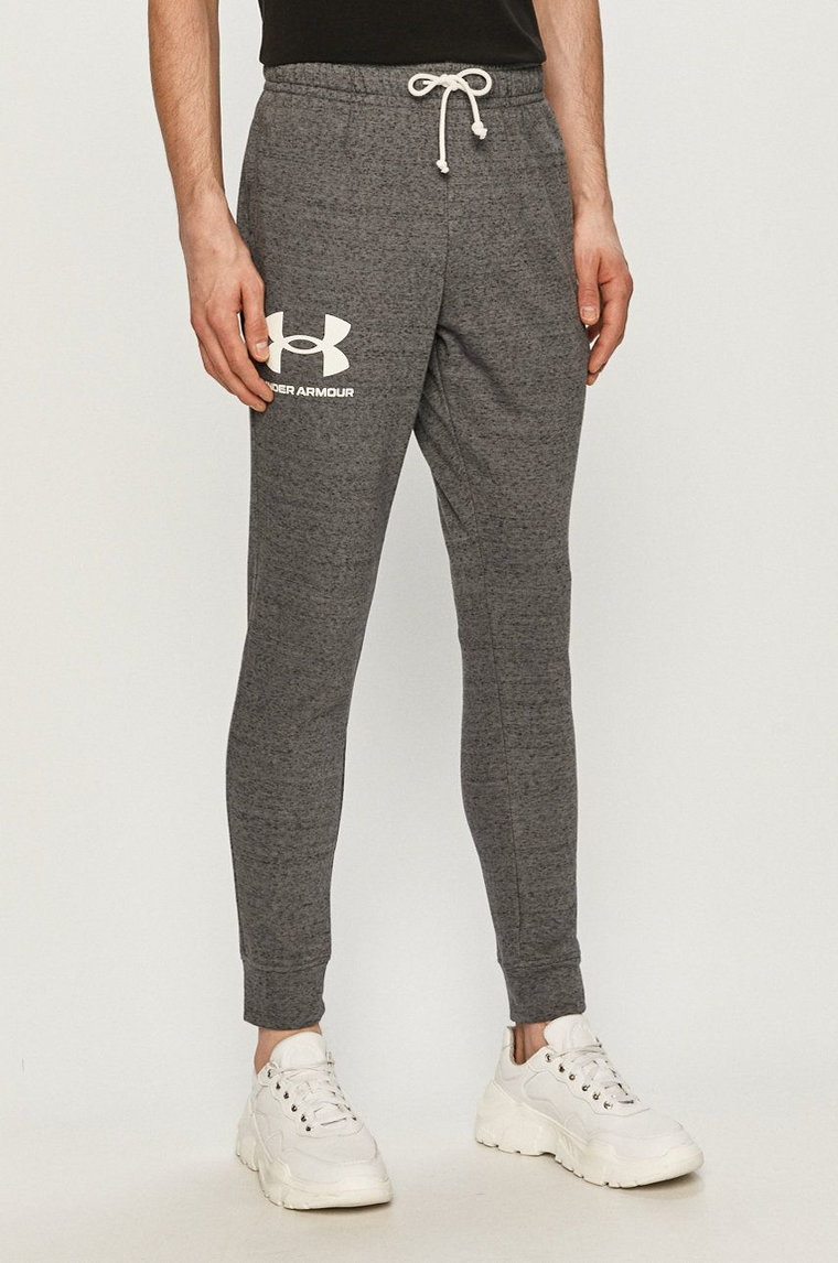 Under Armour spodnie męskie kolor szary gładkie 1361642-001