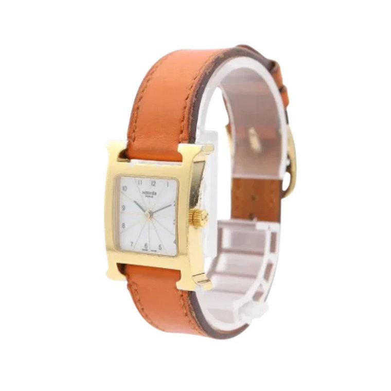 Pre-owned Leather watches Hermès Vintage